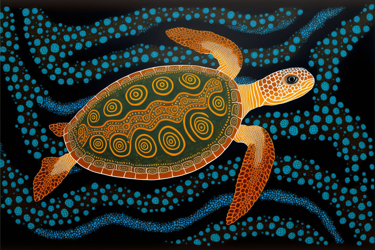 Dritch Australian aboriginal Green sea turtle (2) by Dritch666 on ...