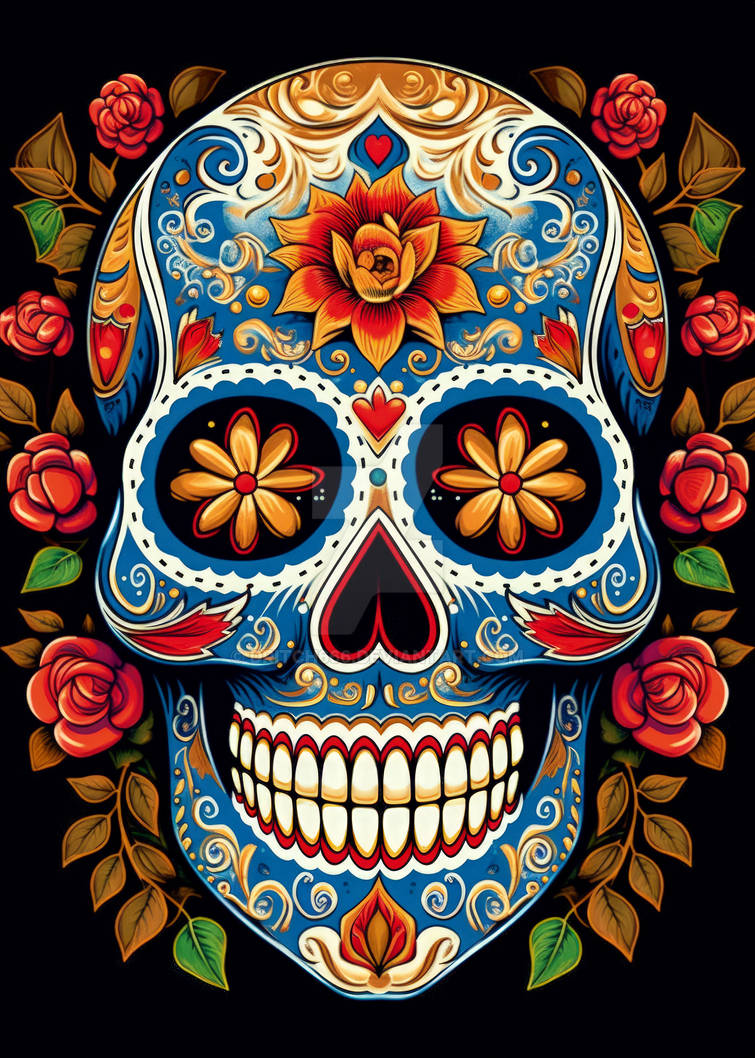 Day Of The Dead Sugar Skull By Dritch666 On DeviantArt day-of-the-dead-sugar-skull-by-dritch666-on-deviantart