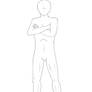 Crossed Arms Male (Gaara Stance) f2u