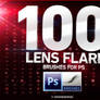 100 Lens Flare Brushes for Photoshop