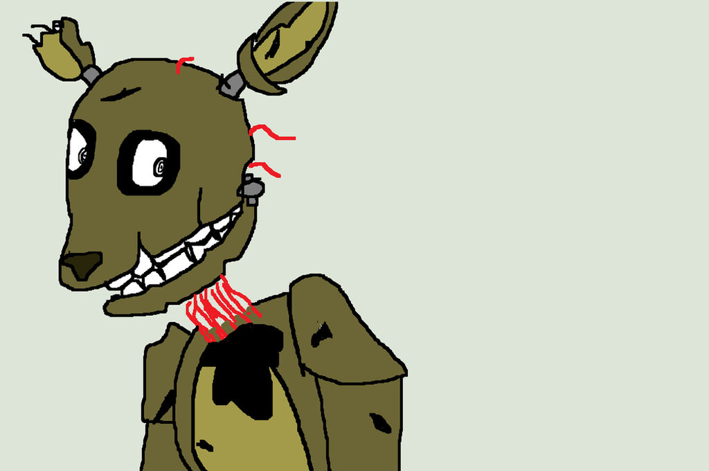 Springtrap Drawn Springtrap Drawing by peck-the-eagle on DeviantArt