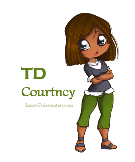 TD- Chibi anime-ish Courtney