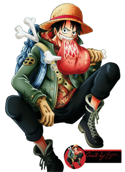 Monkey D. Luffy render #1