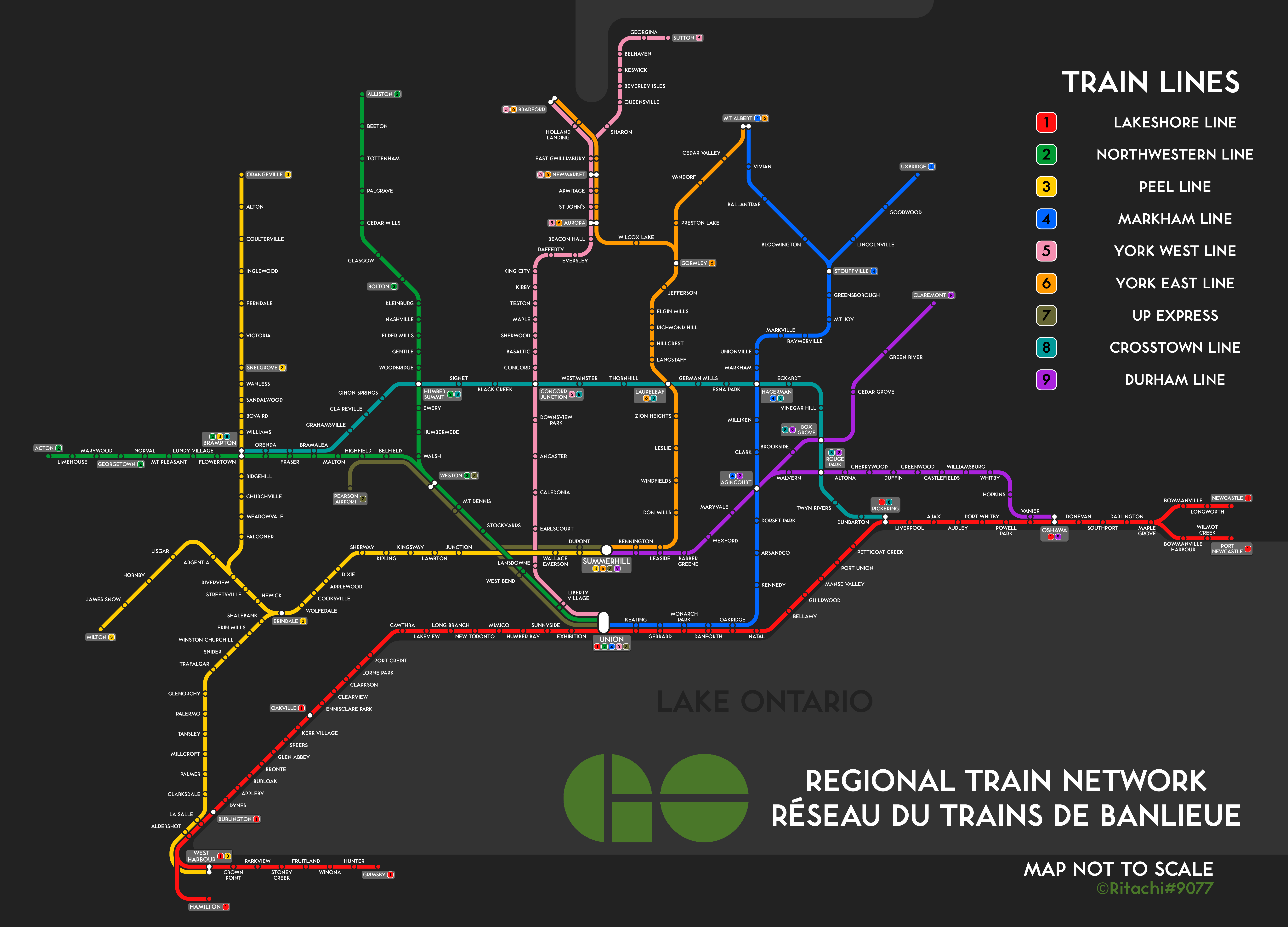 Go Train Map