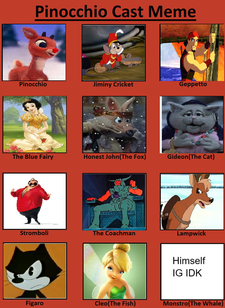 Rudolphnocchio by SpongyzArtz on DeviantArt