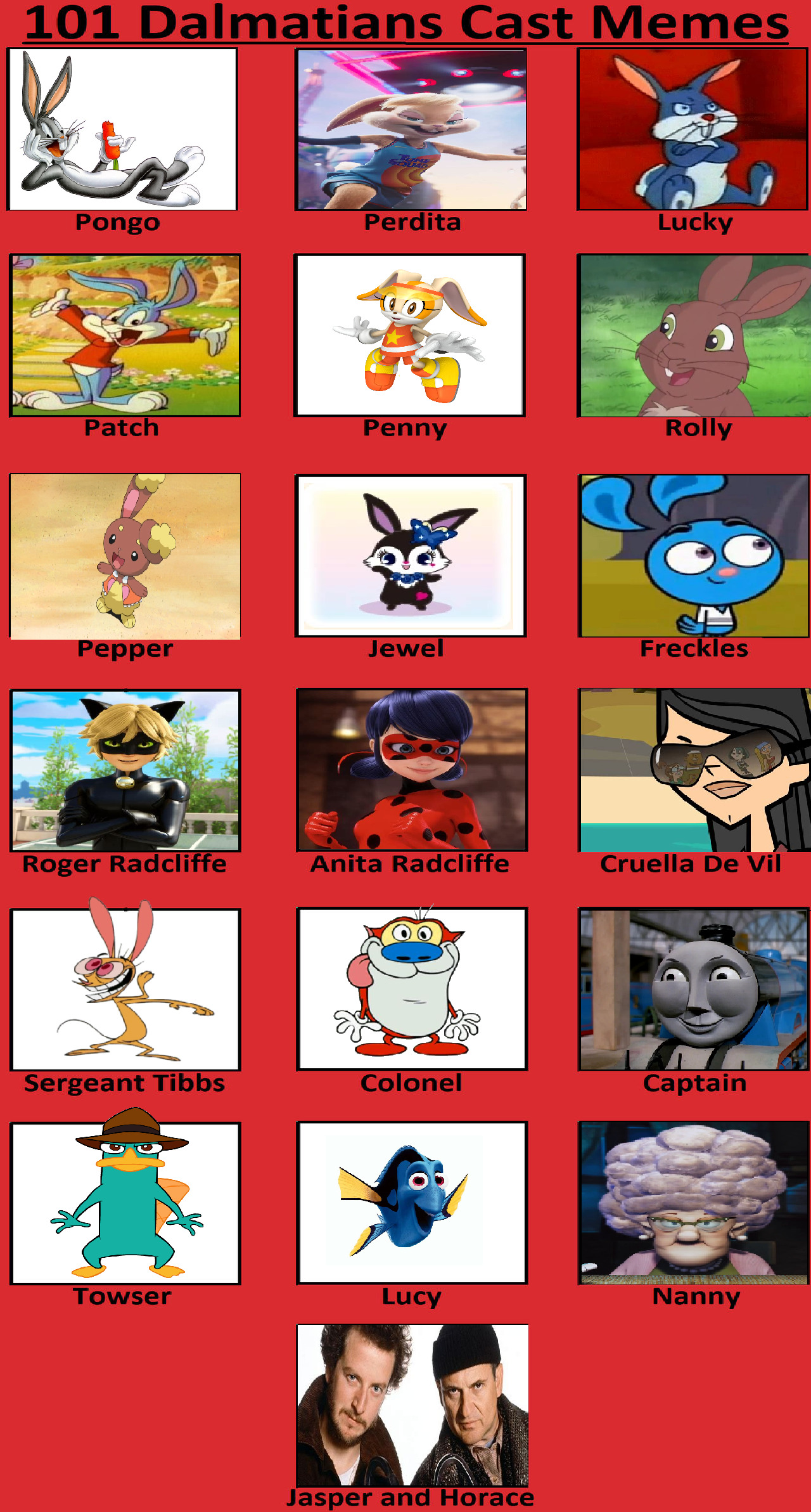 Cartoon Show 101 Rabbit 101 Rabbits by SpongyzArtz on DeviantArt