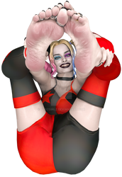 Harley Quinn - Foot Fetish Waifu by FoozGirlz