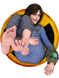 FALLOUT - Lucy MacLean - Foot Fetish Waifu