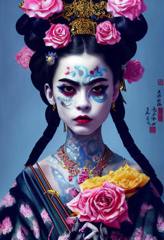 Chinese Imperial Princess Pop Art