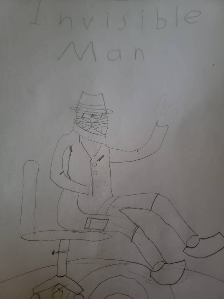 My invisible man drawing by chaoticstar2001 on DeviantArt