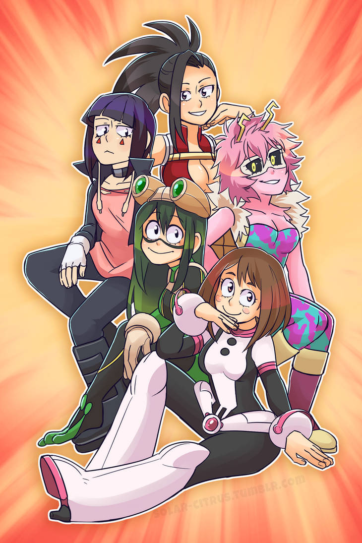 Girls Of My Hero Academia By SOLAR CiTRUS On DeviantArt girls-of-my-hero-academia-by-solar-citrus-on-deviantart