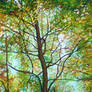 Autumnal radiant tree 1st version