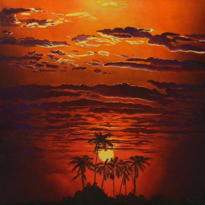 Bright African Sunset