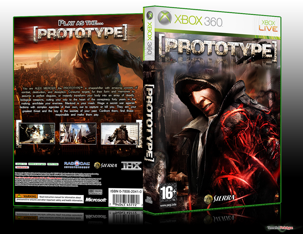 Prototype box art by Thundartim on DeviantArt