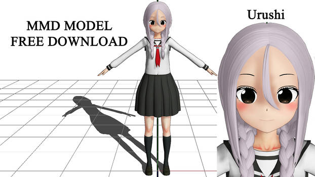 MMD Soredemo Ayumu wa Yosetekuru model release by BelReed711 on DeviantArt