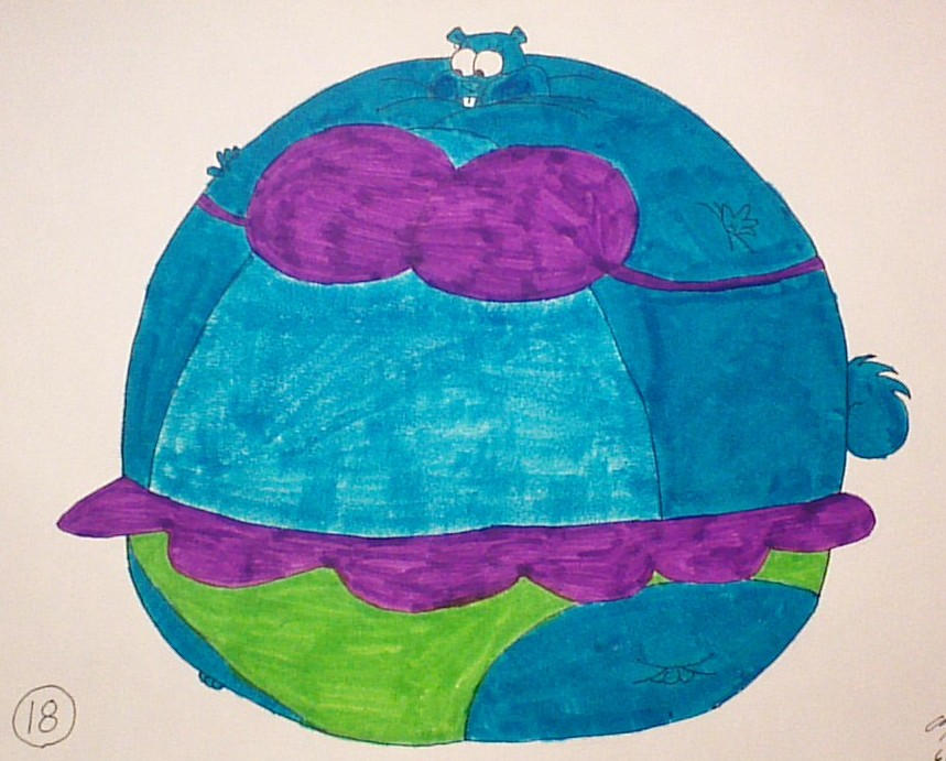 Sandy Cheeks Blueberry Inflation P18 (Final Part) by MJLegacy on DeviantArt