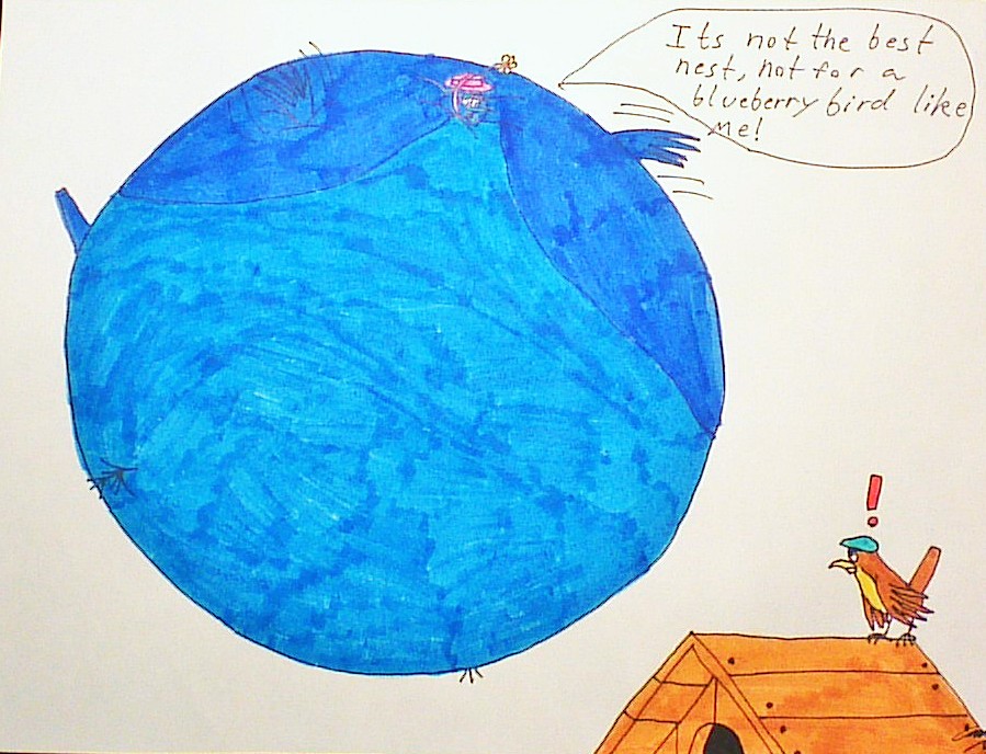 Bird Inflation Deviantart Mrs. Bird Blueberry Inflation by MJLegacy on DeviantArt