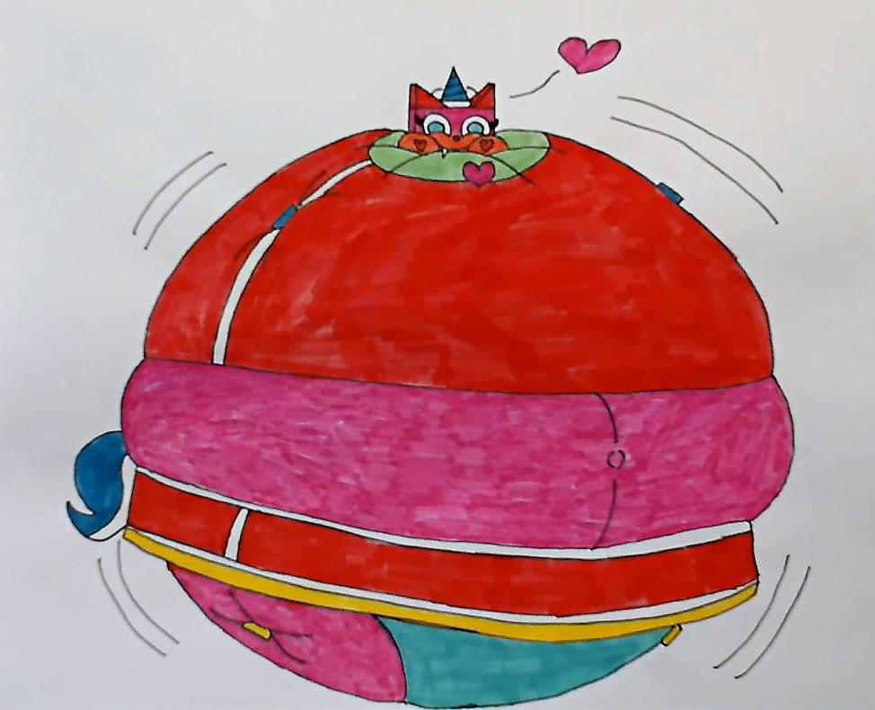 Unikitty Explodes Unikitty Ballooned by MJLegacy on DeviantArt