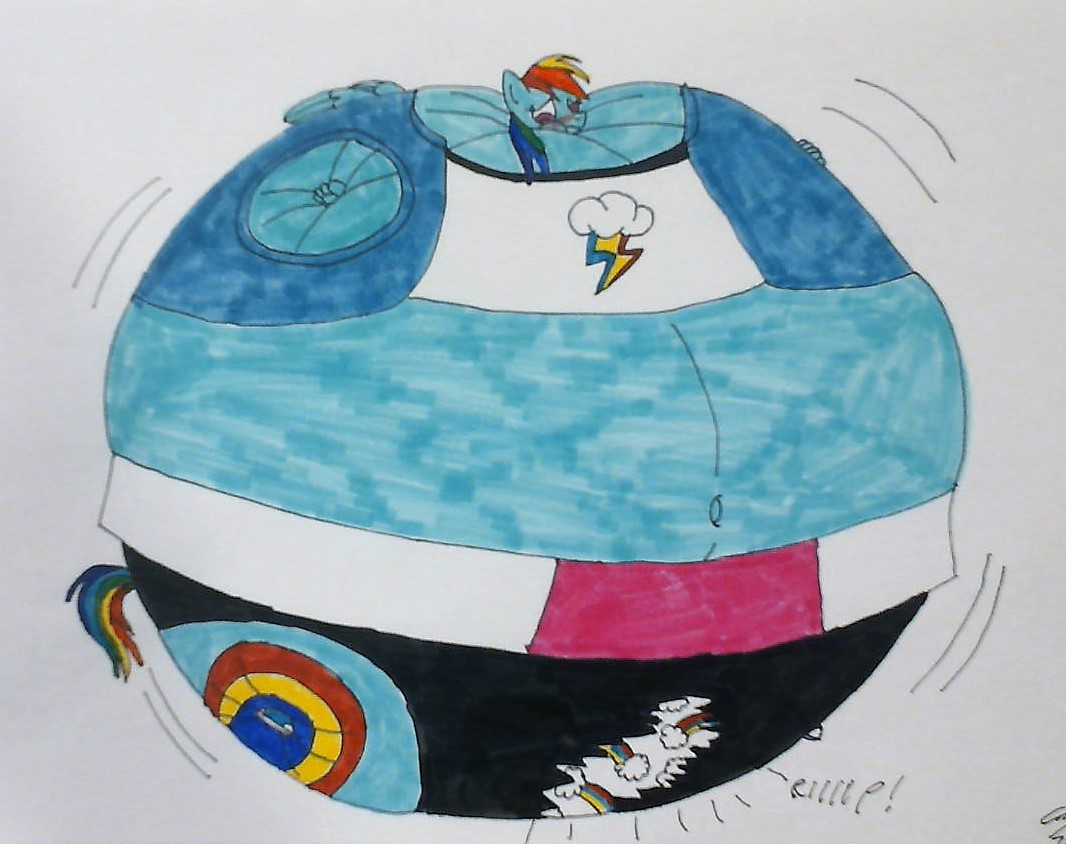 Rainbow Dash Inflation Deviantart