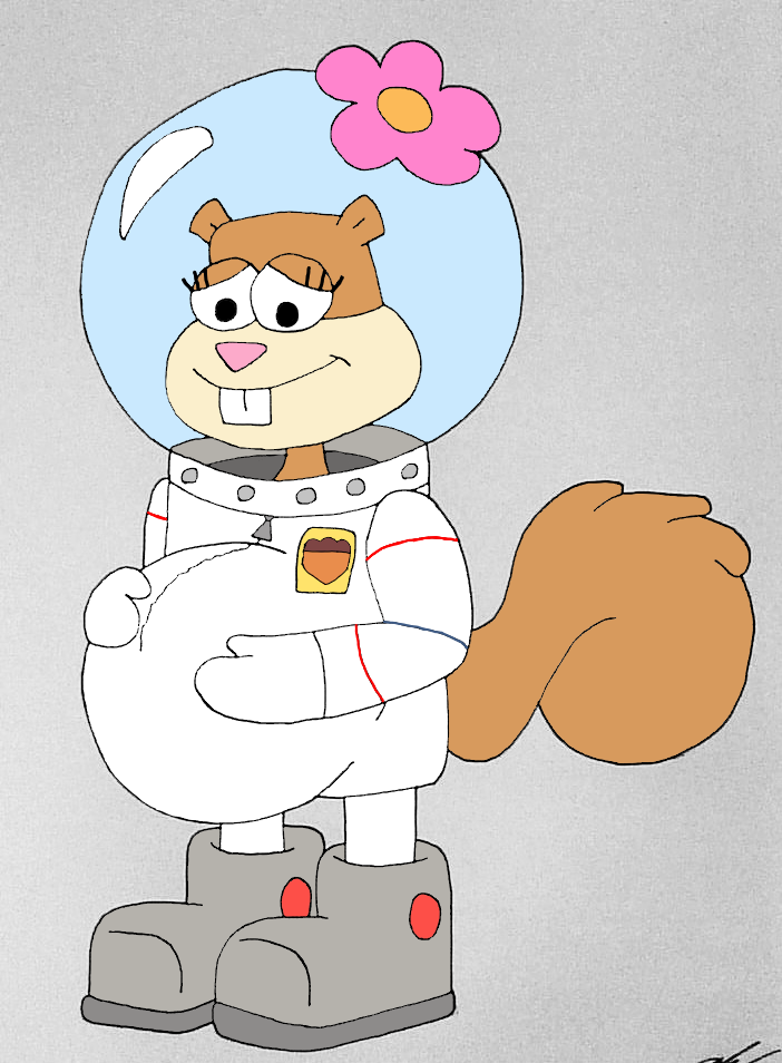 Pregnant Sandy Cheeks (V1) (Digital Version) by MJLegacy on DeviantArt(00)