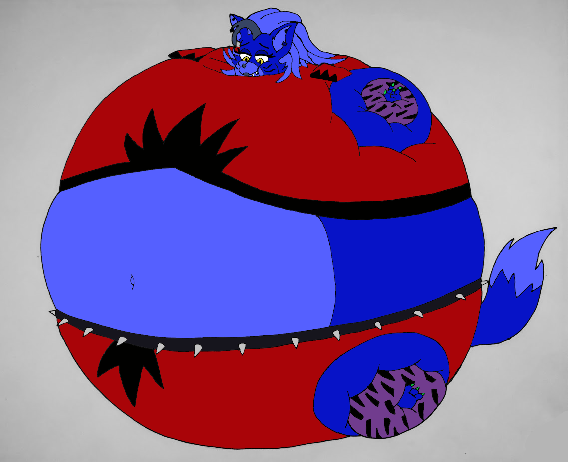 F Naf Roxanne Inflation Roxanne Wolf Blueberry Inflation by MJLegacy on DeviantArt