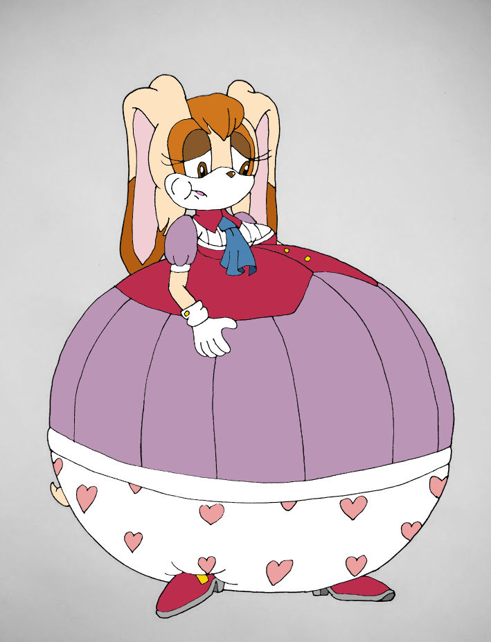 Rabbit Inflation Bloated Vanilla the rabbit by MJLegacy on DeviantArt
