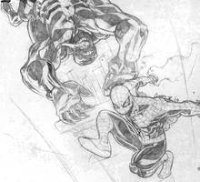 Spiderman and Venom