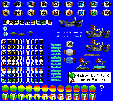 Sonic (S1SMS Overhauled) Sprites v2 by Aburtos on DeviantArt