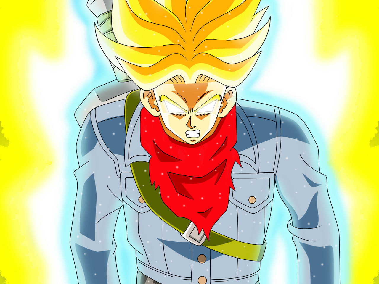 Future Trunks Super Saiyan Rage by JonyTheDark on DeviantArt