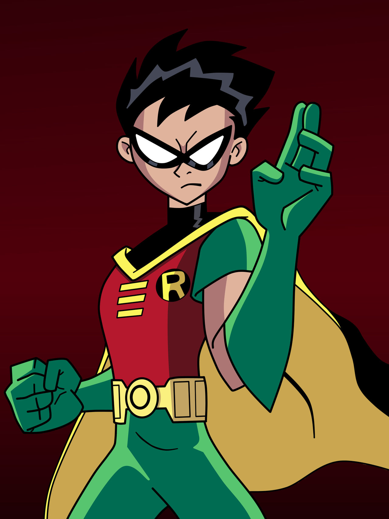 Robin (Teen Titans) by JonyTheDark on DeviantArt