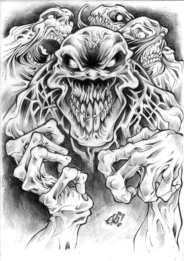 Zombie tattoo design final by eriiyy on DeviantArt