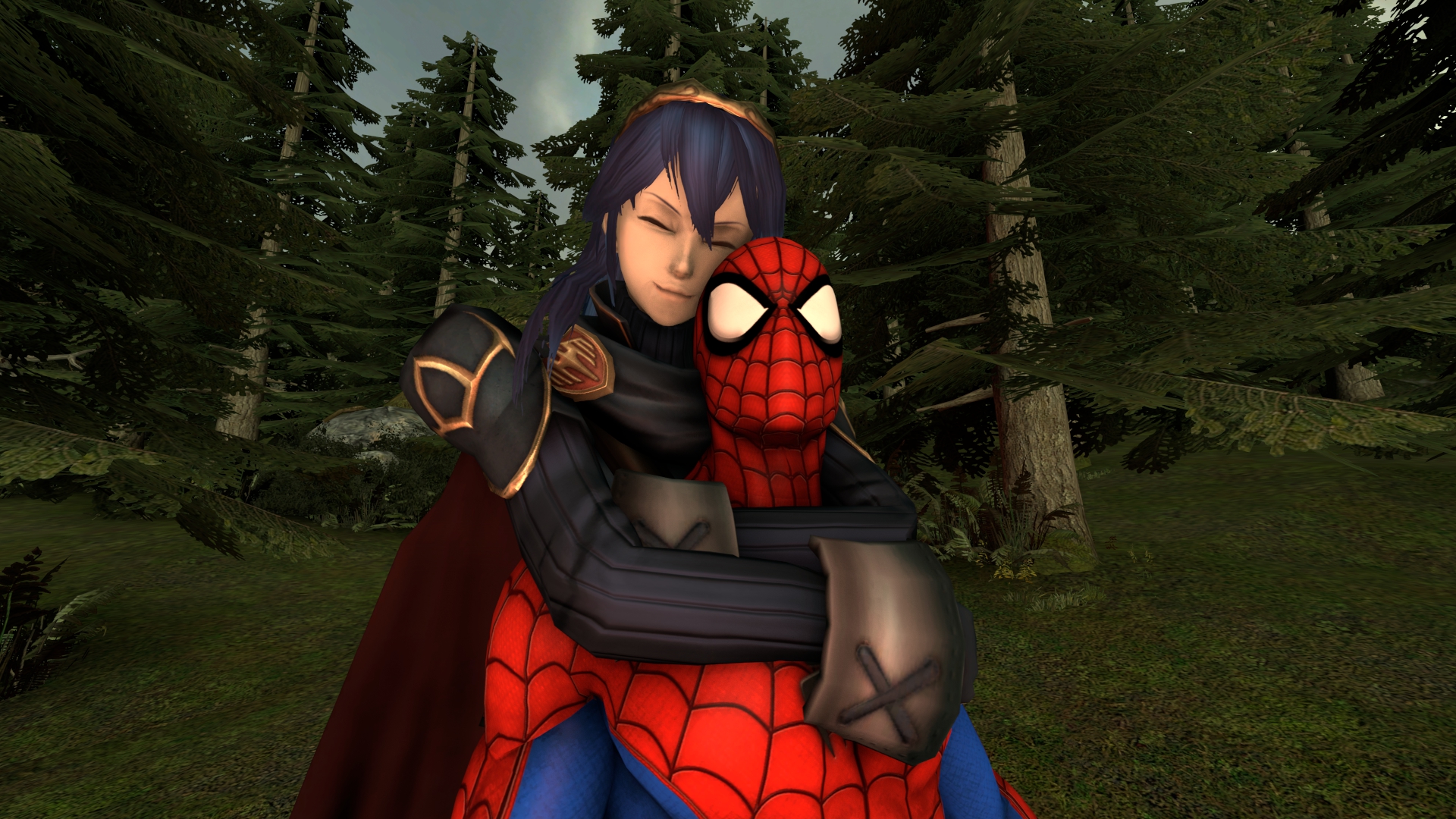 Lucina and Spider-Man : Mine