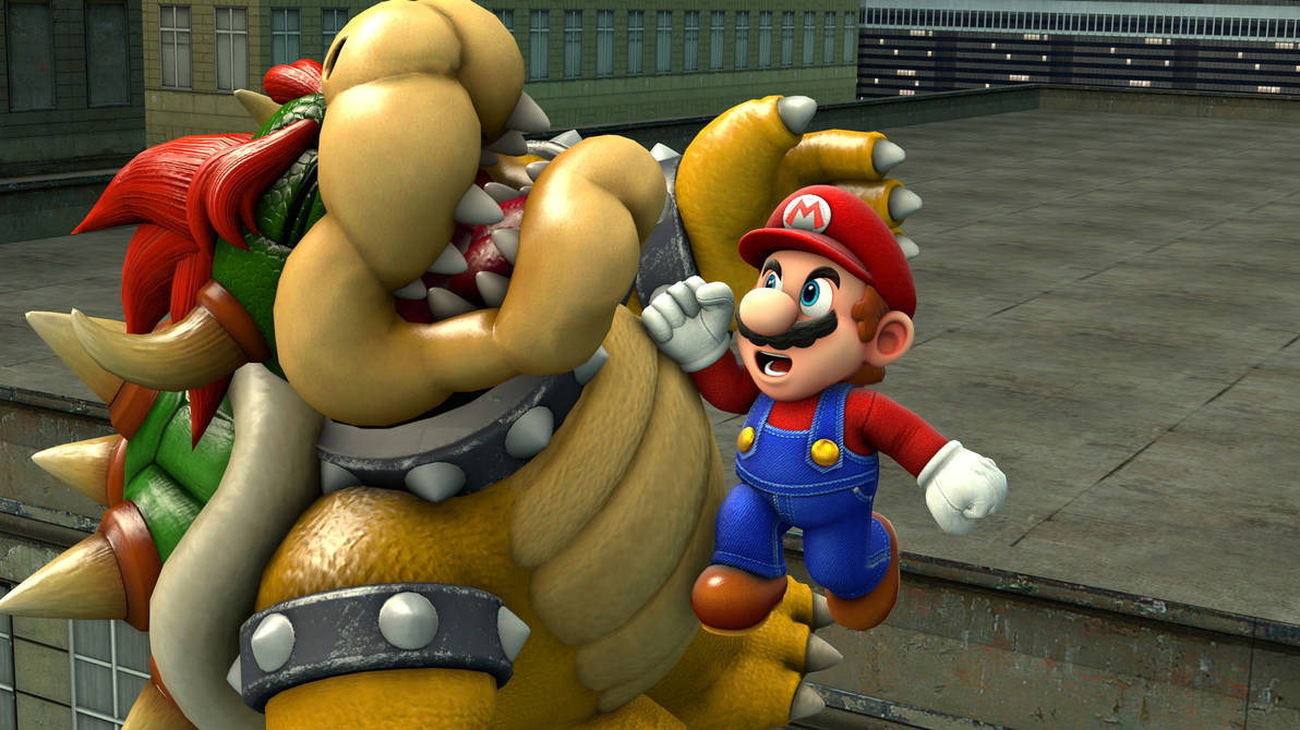 Mario versus Bowser