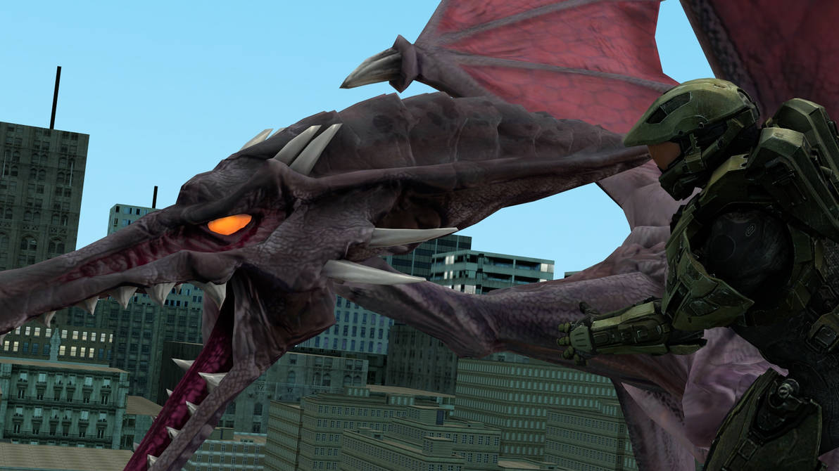 Ridley vs Master Chief by kongzillarex619 on DeviantArt