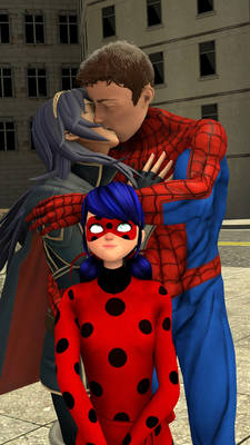 Ladybug with her Parents