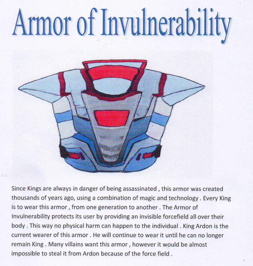 Invunerablility Armor Of Invulnerability by Heroforceinc on DeviantArt