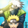 Kakashi y Naruto