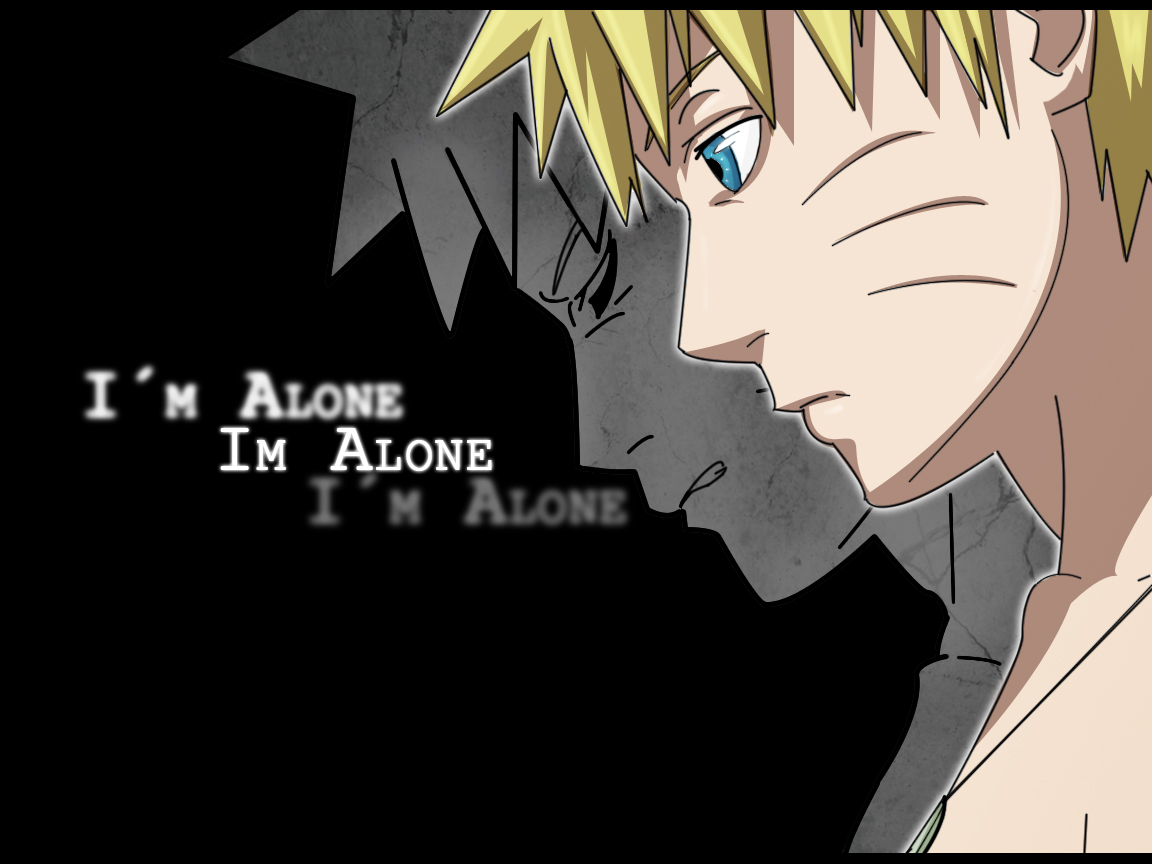 Naruto alone