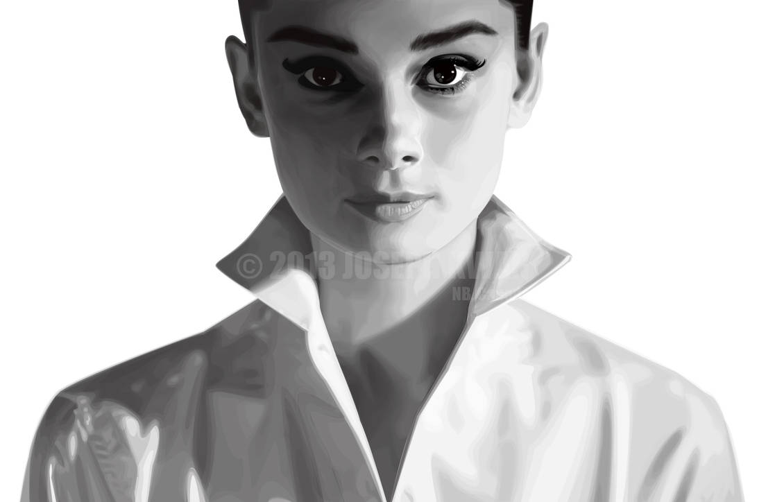 Audrey Hepburn Vector Art
