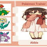 Abbie's Kalos Trainer Card