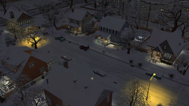 The Sims 4 - Snowy Street