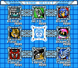 Mega Man 11 Stage Select Screen (imperfect 8-bit) by MaxMed-01 on ...