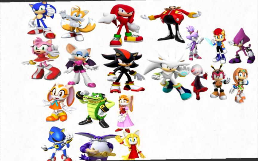 Sonic characters by Examan9 on DeviantArt
