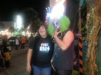 Me and a Clown. I LuvDisGuy