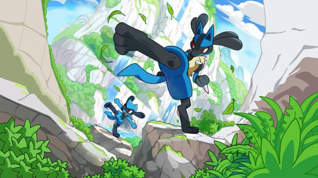 Lucario Playmat (TCG Pocket Extended Art)