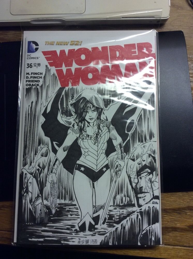 WONDER WOMAN #36 - Sketch Cover on EBAY!