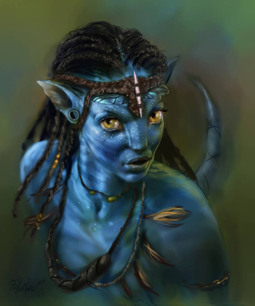 Neytiri Na'vi by SteveDeLaMare