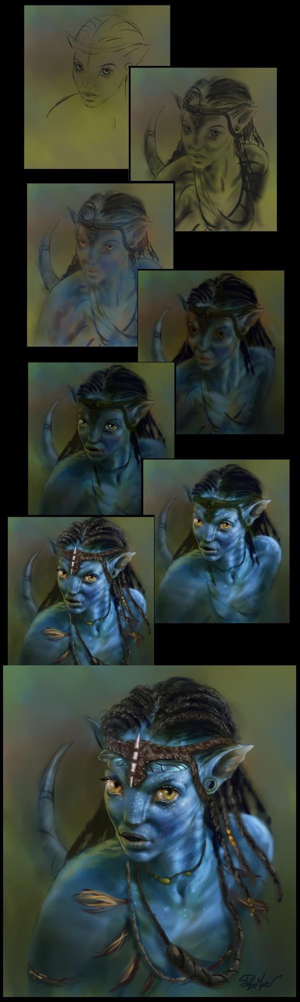 Avatar Neytiri wip