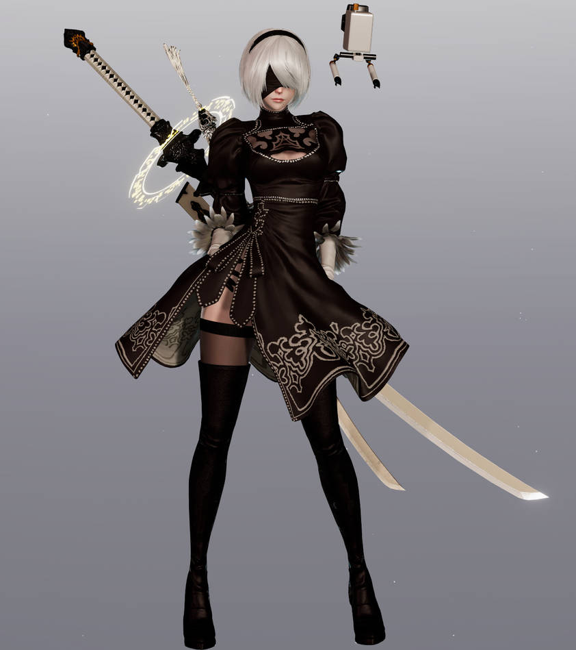 2b Character Rig 2B replica(Full-Armed)4 by martialGrape on DeviantArt