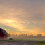 Horse Barn at Dawn